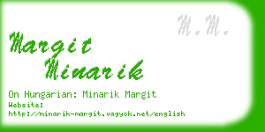 margit minarik business card